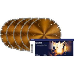  Top Angebote Beton Diamantscheiben - 5x 350x25,4mm incl. 100€ Eventime Gutschein 12466980