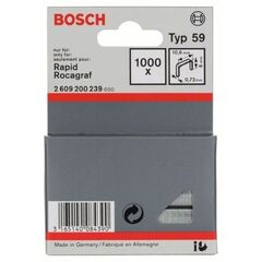  Feindrahtklammern, Typ 59 Bosch Feindrahtklammer Typ 59, für Druckluftnagler/Drucklufthefter 12375096