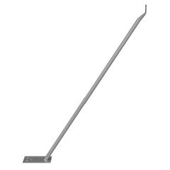  Mobilzaunzubehör Mobilzaun-Stützstrebe Höhe: ca. 1,60 m, für 2,00 m Bauzaun verzinkt mit Schelle mit Erdnagel 12450376