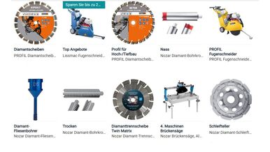 Professionelle Diamantwerkzeuge von Nozar – Präzision