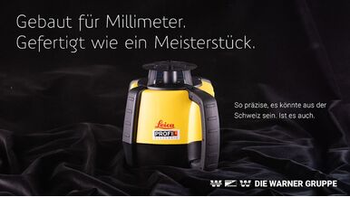Leica PROFIL Rotationslaser – Gebaut für Millimeter, gefertigt wie ein Meisterstück