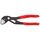  KNIPEX Cobra® Hightech-Wasserpumpenzangen KNIPEX 87 01 150 Cobra® Hightech-Wasserpumpenzange mit rutschhemmendem Kunststoff überzogen grau atramentiert 150 mm 12380276