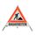  Warnpyramiden NESTLE Warnpyramide - Gasarbeiten - 70cm WAPY 70, leichtes Gest. mit Mittelfuß 12385326