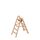  Layher Steigtechnik Leitern Layher Holzstehleiter mit 5 Stufen; Holzleiter mit 80mm breiten Stufen, beidseitig begehbar; Länge 1,37 m 12405487