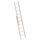  Layher Steigtechnik Leitern Schiebeleiter TOPIC 6 Sprossen, Aluminiumleiter 2x6 Sprossen, zweiteilig, ausziehbar, Länge 2.95 m 12405357