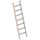  Leitern Layher Stufenanlegeleiter TOPIC 7 Stufen, Aluminiumleiter mit 80 mm breiten Stufen, Länge 1.90 m 12405441