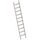  Leitern Layher Stufenanlegeleiter TOPIC 10 Stufen, Aluminiumleiter mit 80 mm breiten Stufen, Länge 2.65 m 12405391