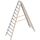  Leitern Layher Stufenstehleiter TOPIC 12 Stufen; Aluminiumleiter 2x12 Stufen 80 mm breit, beidseitig begehbar, klappbar, Länge 3.00 m 12405368