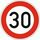  Verkehrsschilder und Straßenschilder ADCO Verkehrszeichen 274-30 Zulässige Höchstgeschwindigkeit 30 km/h, Ø 600 mm, Alu 2 mm, RA2 12355863