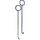  Pflasterwerkzeuge Härke Kanaldeckelheber 800 mm U-Haken spitz, 1 Paar 12464003