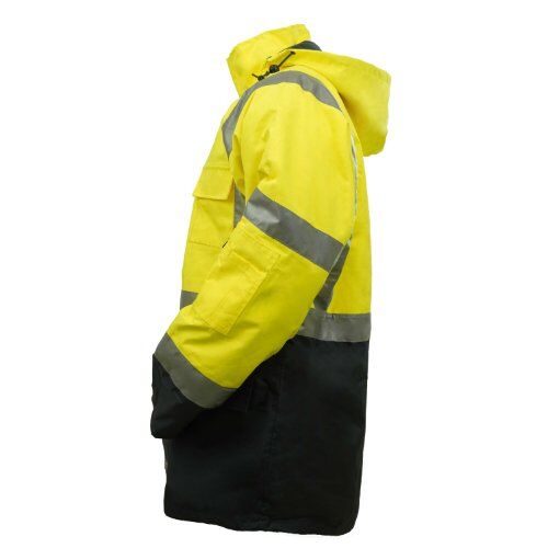  Arbeitskleidung PROFIL Warn- und Wetterschutzparka gelb, Gr. S 12449223