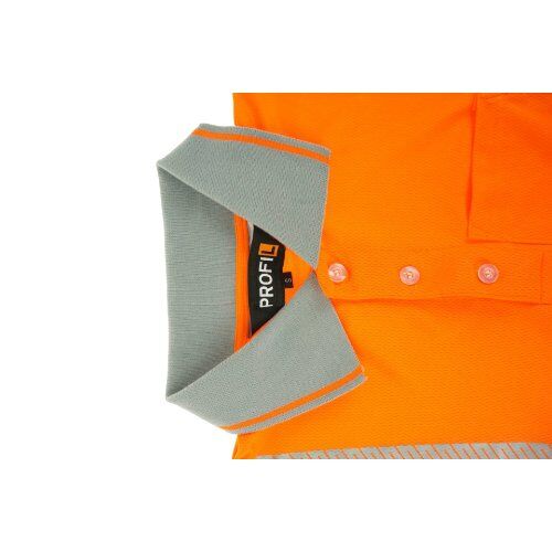  Bekleidung PROFIL Warn-Poloshirt Paul orange, Gr. M 12449247