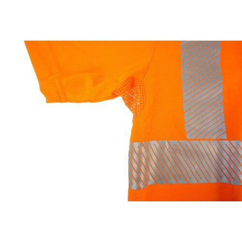  Arbeitskleidung PROFIL Warn-Poloshirt Paul orange, Gr. S 12449244