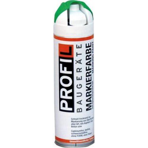  Markierungs-Produkte PROFIL Baustellen Markierungsspray | 500 ml, grün | Zur Freigabe- und Zugangsmarkierung 12449486