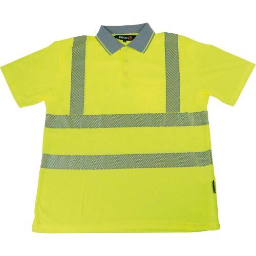 Arbeitskleidung PROFIL Warn-Poloshirt Paul leuchtgelb, Gr. S 12449245