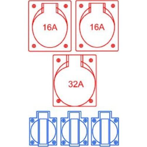  Steckdosenverteiler PROFIL Steckdosenverteiler P-SVG 32 | 21-3 12463378