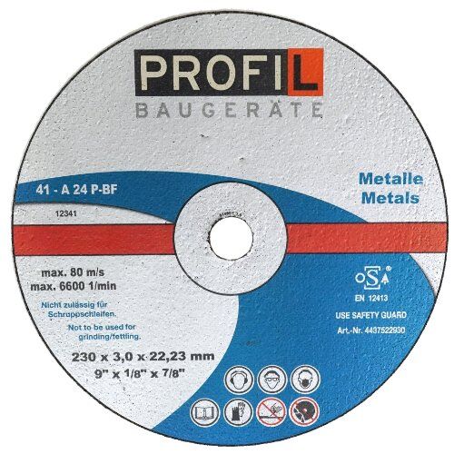  Trennscheiben PROFIL Trennscheibe A 24 P-BF 230 x 3,0 x 22,23 mm gerade 12449496
