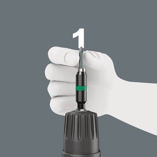  Bit-Sortimente Wera 897/4 R SB Universalhalter Rapidaptor BiTorsion, 1/4" x 75 mm 12451811