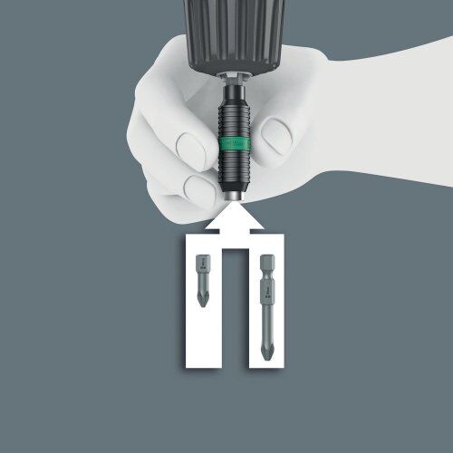  Bit-Sortimente Wera 897/4 R SB Universalhalter Rapidaptor BiTorsion, 1/4" x 75 mm 12451811