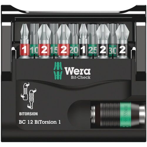  Bit-Sortimente Wera Bit-Check 12 BiTorsion 1, 12-teilig 12451857