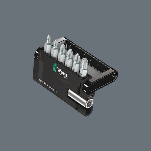  Bit-Sortimente Wera Bit-Check 7 PZ Universal 1 SB, 7-teilig 12451847