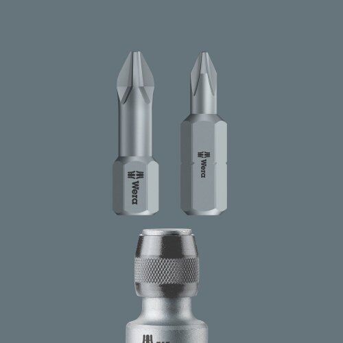  Werkzeugschäfte und Verbindungsteile 784 B 3/8"-Verbindungsteile mit Wera-Schnellwechselfutter, art. no. 784 B/1 x 1/4" x 43 mm 12455088