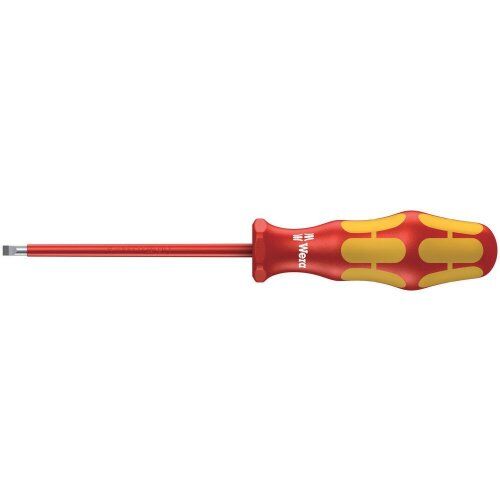  Kraftform Plus – Serie 100 VDE Wera 160 i VDE-isolierter Schlitz-Schraubendreher, 0,8 x 4 x 100 mm 12451936