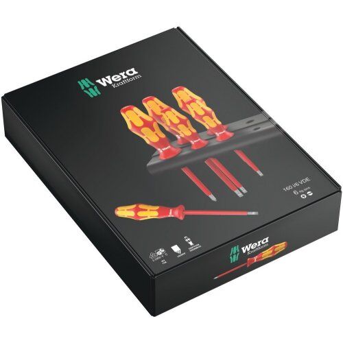  Kraftform Plus – Serie 100 VDE 160 i/6 Rack Schraubendrehersatz Kraftform Plus Serie 100 + Rack, 6-teilig 12453059