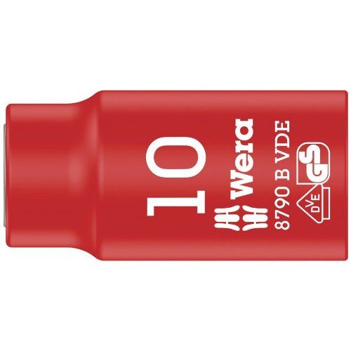  Zyklop VDE Knarre und Zubehör - Stückgeprüfte Sicherheit. 8790 B VDE Zyklop-Steckschlüsseleinsatz, isoliert, mit 3/8"-Antrieb, 10 x 46 mm 12452970