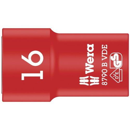  Zyklop VDE Knarre und Zubehör - Stückgeprüfte Sicherheit. 8790 B VDE Zyklop-Steckschlüsseleinsatz, isoliert, mit 3/8"-Antrieb, 16 x 46 mm 12452965