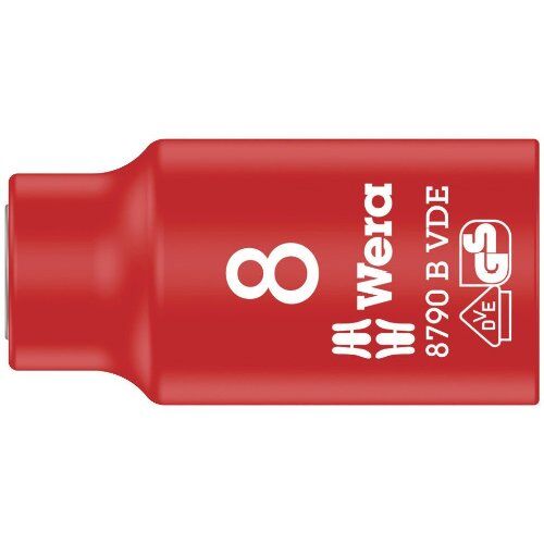  Zyklop VDE Knarre und Zubehör - Stückgeprüfte Sicherheit. 8790 B VDE Zyklop-Steckschlüsseleinsatz, isoliert, mit 3/8"-Antrieb, 8 x 46 mm 12452959