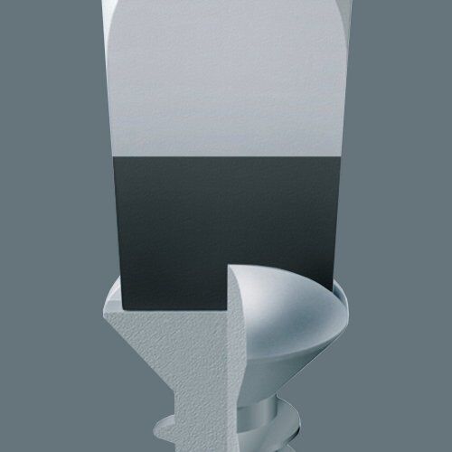  Kraftform Plus – Serie 900 Wera 918 SPZ Kreuzschlitz-Schraubendreher, PZ 1 x 80 mm 12451953