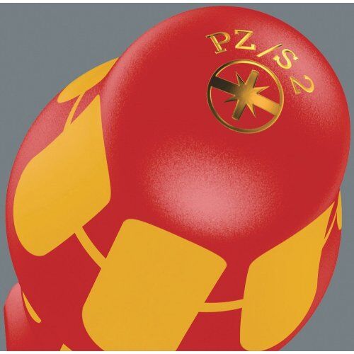  Kraftform Plus – Serie 100 VDE 165 iS PZ/S VDE-isolierte Schraubendreher mit reduziertem Klingendurchmesser für PlusMinus-Schrauben (Pozidriv/Schlitz), # 2 x 100 mm 12452985
