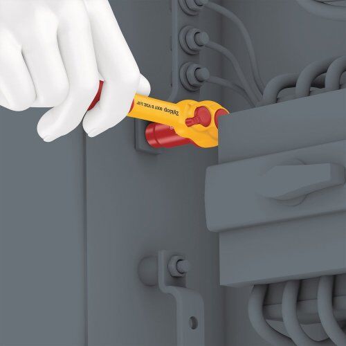  Zyklop VDE Knarre und Zubehör - Stückgeprüfte Sicherheit. 8007 B VDE Zyklop Knarre, isoliert, mit Umschalthebel, mit 3/8"-Antrieb, 3/8" x 222 mm 12452973