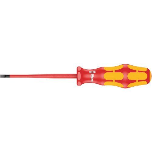  Kraftform Plus – Serie 100 VDE 160 iS VDE-isolierter Schlitz-Schraubendreher mit reduziertem Klingendurchmesser, 0,8 x 4 x 100 mm 12452986