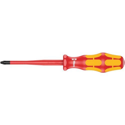  Kraftform Plus – Serie 100 VDE 162 iSS PH VDE-isolierter Kreuzschlitz-Schraubendreher mit reduziertem Klingen- und Griffdurchmesser, PH 2 x 100 mm 12453040