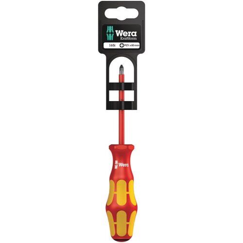  Kraftform Plus – Serie 100 VDE 165 i PZ SB VDE-isolierter Kreuzschlitz-Schraubendreher, PZ 1 x 80 mm 12453066