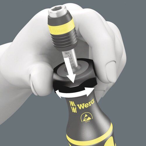  Serie 7400 Kraftform Drehmomentschraubendreher - Mit variabler Drehmomenteinstellung. Serie 7400 Kraftform ESD einstellbare Drehmomentschraubendreher (0,1-3,0 Nm) mit Rapidaptor Schnellwechselfutter, art. no. 7431 ESD x 0,30-1,00 N m 12455343