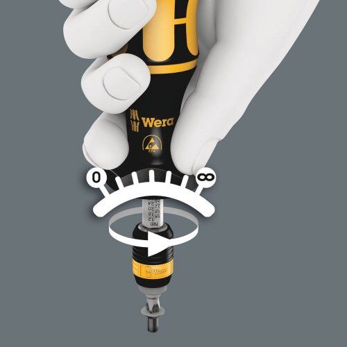 Serie 7400 Kraftform Drehmomentschraubendreher - Mit variabler Drehmomenteinstellung. Serie 7400 Kraftform ESD einstellbare Drehmomentschraubendreher (0,1-3,0 Nm) mit Rapidaptor Schnellwechselfutter, art. no. 7431 ESD x 0,30-1,00 N m 12455343
