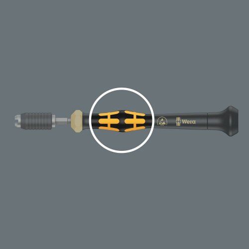  Serie 7400 Kraftform Drehmomentschraubendreher - Mit voreingestelltem Drehmoment. 1460 Kraftform Micro ESD voreingestellte, einstellbare Drehmomentschraubendreher (0,02-0,11 Nm) mit Schnellwechselfutter, art.no.1461ESDx0,050N m 12455391