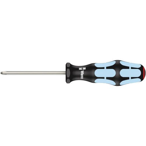  Kraftform Edelstahl Schraubendreher 3350 PH Kreuzschlitz-Schraubendreher, Edelstahl, PH 1 x 80 mm 12452403