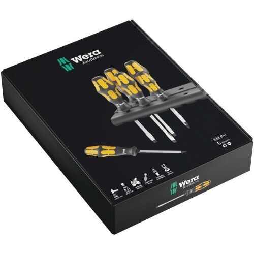  Kraftform Plus – Serie 900 932 S/6 Schraubendrehersatz Kraftform Wera: Der Schraubmeißel + Rack, 6-teilig 12452391