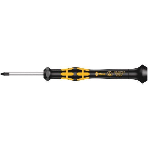  Serie ESD 1567 TORX HF ESD Kraftform Micro Schraubendreher mit Haltefunktion, TX 6 x 40 mm 12452454