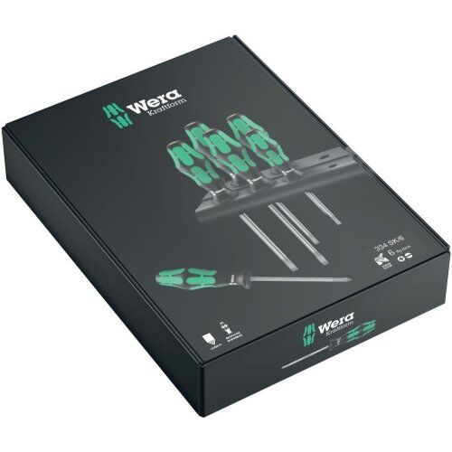  Kraftform Plus – Serie 300 334/355 SK/6 Schraubendrehersatz Kraftform Plus Lasertip + Rack, 6-teilig 12452216