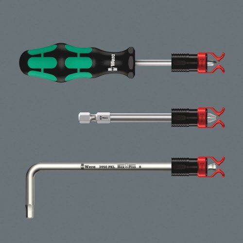  Schraubzubehör 1441 SB Schraubkralle für Schraubendreherklingen, lange Bits und Winkelschlüssel mit Festhaltefunktion für Schrauben, 4,5-6 x 41 mm 12452428