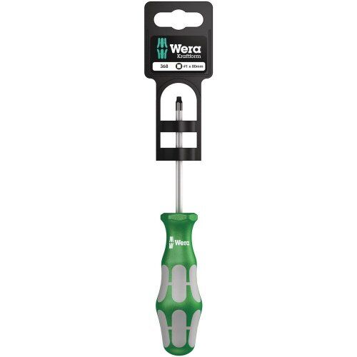  Kraftform Plus – Serie 300 368 SB Schraubendreher für Innen-Vierkantschrauben, # 1 x 80 mm 12452098