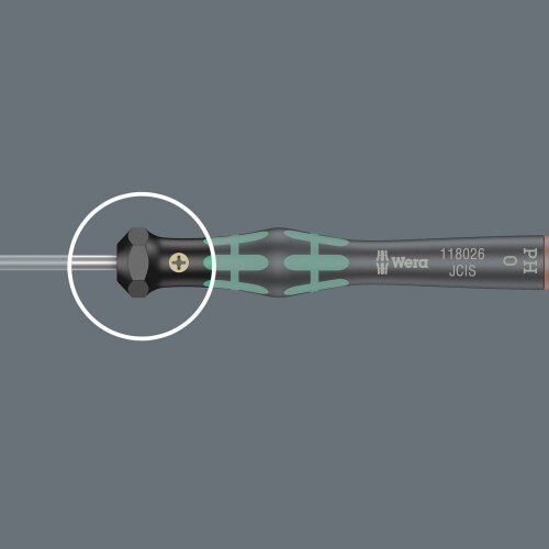  Serie Kraftform Micro 2052 Elektroniker-Sechskant-Kugelkopfschraubendreher, 3 x 60 mm 12452598