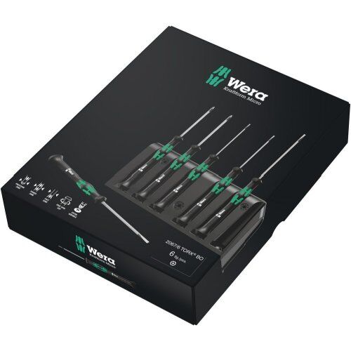  Serie Kraftform Micro 2067/6 Elektroniker TORX BO-Schraubendrehersatz + Rack, 6-teilig 12452529