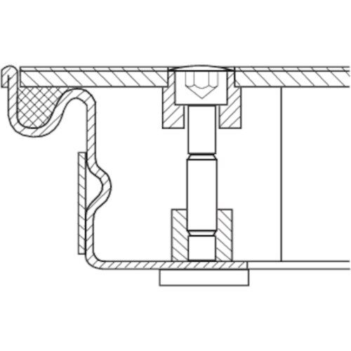  Schachtabdeckungen aus Edelstahl SCHACHTABDECKUNG-V2A  MODELL 47096, 600 x 600 mm 12457003