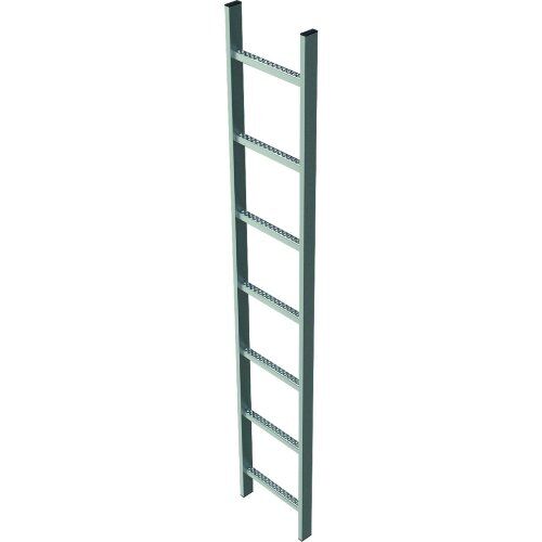  Schachtleiter Stahl verzinkt Schachtleiter Stahl verzinkt, 400 mm lichte Leiterbreite, 10 Sprossen 12457078